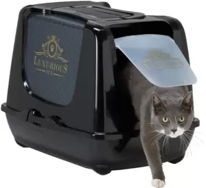 Moderna Kattentoilet trendy cat xl lux. zwart - afbeelding 2