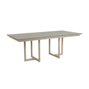 Naro Alu Dining Table Trespa Ophira 220 x 100 cm Champagne