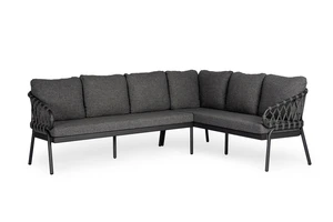 Natal Lounge Dining Set Right Charcoal