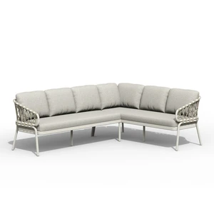 Natal Lounge Dining Set Right Creme White - afbeelding 1