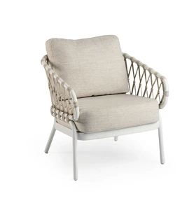 Natal Low Dining Chair Creme White