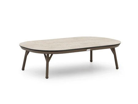 Nora Coffee Table  Trespa Travertin Chocolat
