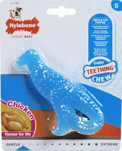 Nylabone Puppy chew teetheing dinosaurus kip - afbeelding 1