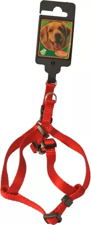 Nylon bh-tuig 10mm/h25-b35cm rood - afbeelding 1