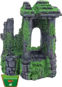 Ornament ruine 3xzuil+poort+mos l14