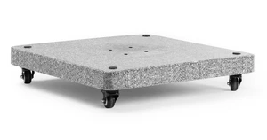 Parasol Base Vita 120 kg Naturel Granite with Wheels 