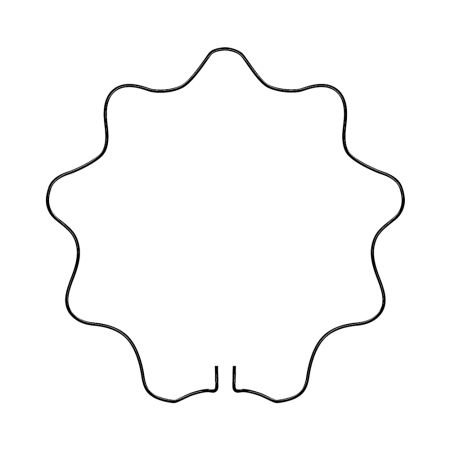 PEACOCK Steunring rond geschulpt d48cm