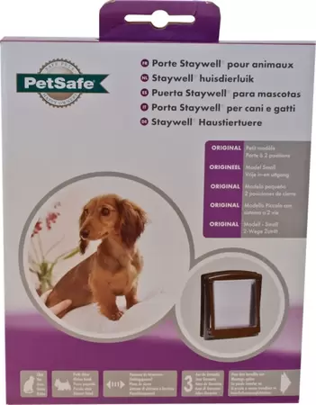 PETSAFE Staywell kattendeur 730 bruin/trans