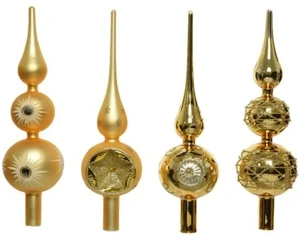 Piek glas d8h31cm a4 lichtgoud - afbeelding 2