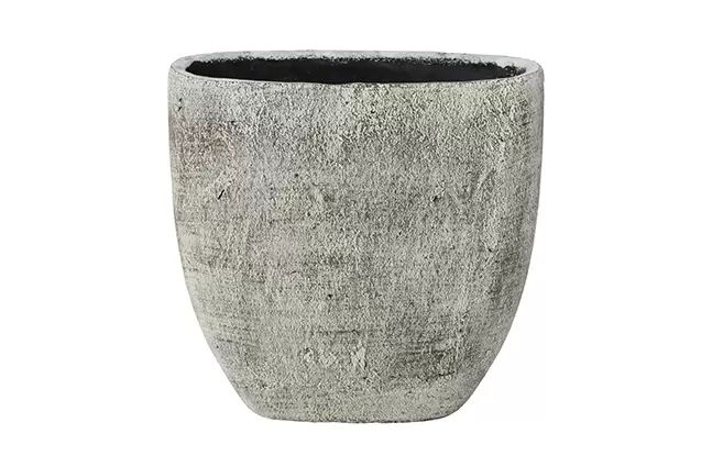 Planter anne l32b14h30 white earth