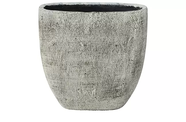 Planter anne l38b17h38 white earth