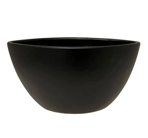 Planter petra l32d17h17cm zwart