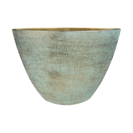 Planter ryan l46b18h35cm shiny blue