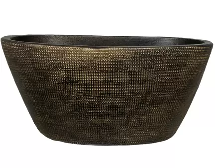 Planter tokio l29b15h14cm goud