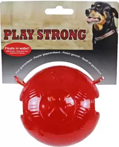 Playstrong Rubber bal 10cm rood