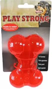 Playstrong Rubber bot 11,5cm rood
