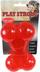 Playstrong Rubber bot 14cm rood