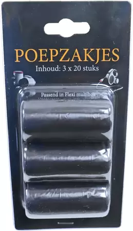 Poepzakjes 3 rol a 20 flexi multib.