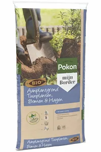 Pokon Bio MPS Aanplantgrond Tuinplanten, Bomen & Hagen 45L
