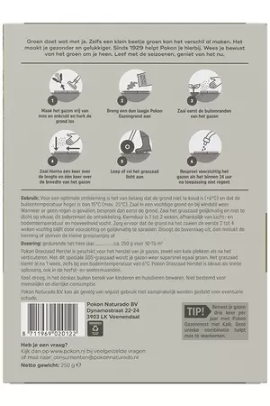 POKON Graszaad herstel sos 250g - afbeelding 2