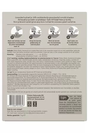 POKON Hortensiavoeding 1kg - afbeelding 2