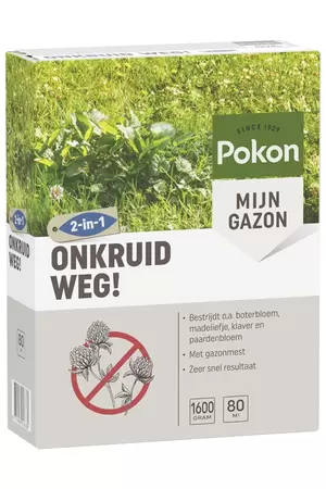 POKON Onkruid weg 80m2 1600g - afbeelding 1