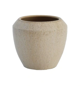 Pot marseille d14h13cm beige