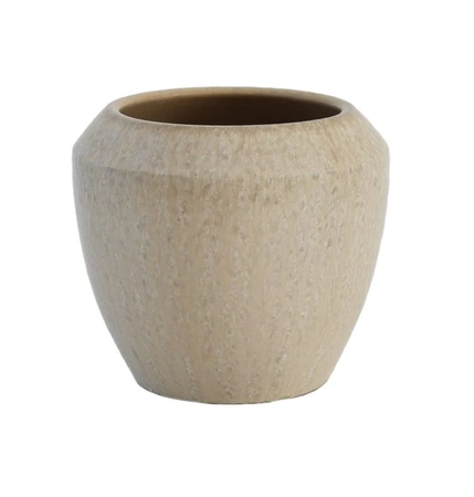 Pot marseille d16h14cm beige