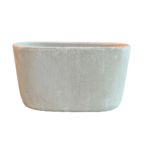 Pot ovaal avion l37d14h20cm creme