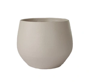 Pot petra d16h13cm beige