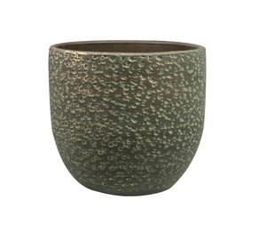 Pot rinca d17h15cm shiny groen