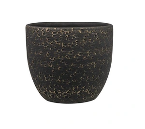 Pot rinca d21h19cm shiny zwart