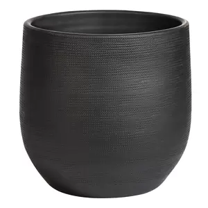 Pot tokio d28h26cm zwart