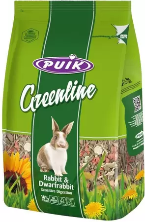 PUIK Greenline konijn/dwergkon sns 1,5kg