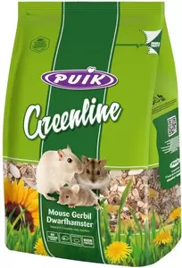 PUIK Greenline muis gerbl dw hamst 800gr