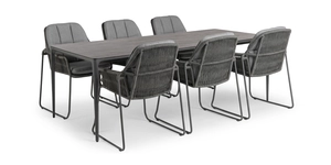 Rivera dining set - Champagne 6p - afbeelding 2