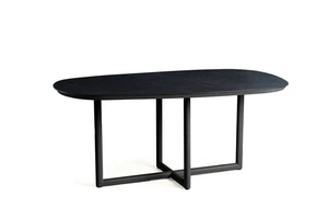 Rivera Dining Table Organic Trespa Graphite Charcoal