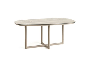 Rivera Dining Table Organic Trespa Ophira Champagne