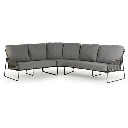 Rivera Lounge Dining Corner Set Mountain Grey