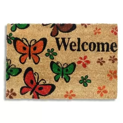 Ruco print welcome butterfly l40b60