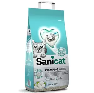 Sanicat Clum white cotton fresh 20ltr