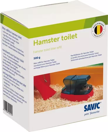 SAVIC Hamstertoilet navulling 500g - afbeelding 1