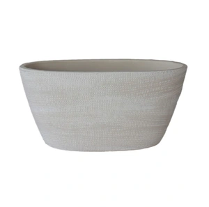 Schaal tokio ovl 33x16x26cm creme