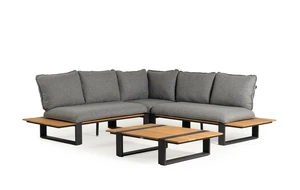 Seto Teak Lounge Set Complete Ash Grey