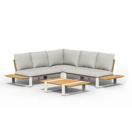 Seto Teak Lounge Set Complete Charcoal - afbeelding 1