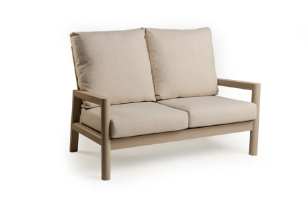 Sevilla Lounge Bench 2-Seater Champagne - afbeelding 1