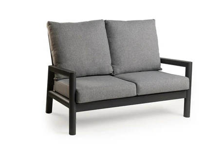 Sevilla Lounge Bench 2-Seater Mountain Grey - afbeelding 1