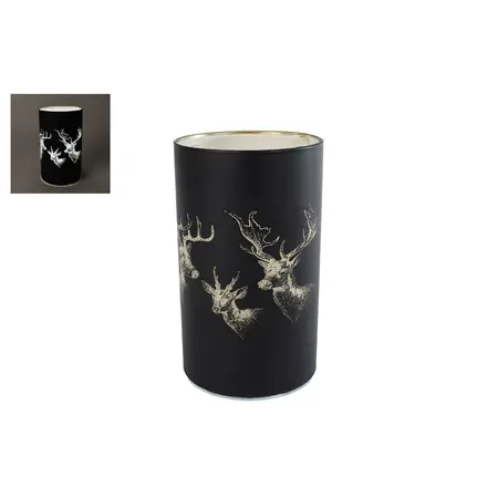 Sfeerverlichting mat glas 9x9x15cm