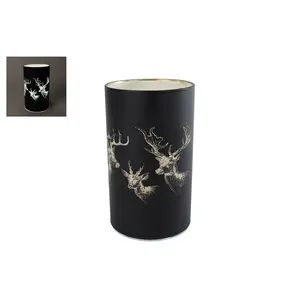 Sfeerverlichting mat glas 9x9x15cm