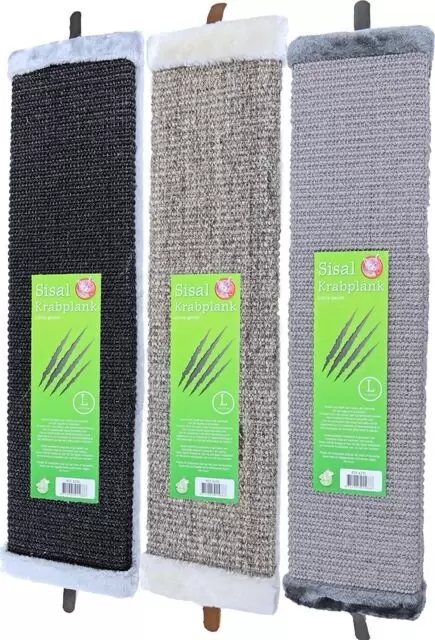 Sisal krabplank met pluche 63cm